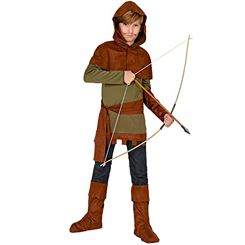 Widmann - Kinderkostüm Robin of Sherwood, Oberteil, Armschoner,...
