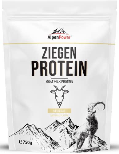 AlpenPower Ziegenmilchprotein 750 g - 100% natürliches...