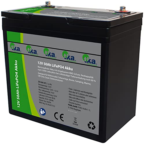 tka Köbele Akkutechnik 12V Batterie: LiFePO4-Akku, 12 V, 50 Ah /...
