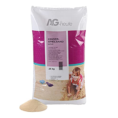 A&G-heute Min2C 25kg Spielsand Quarzsand für Kinder Sandkasten...