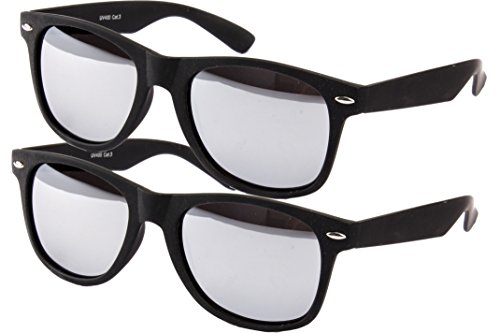 Ciffre 2 er Set EL-Sunprotect® Sonnenbrille Nerdbrille Brille...
