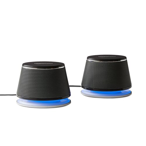 Amazon Basics - PC-Lautsprecher mit dynamischem Sound,...