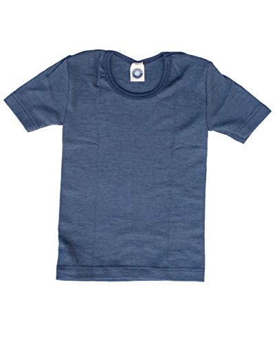 Cosilana, Kinder Unterhemd/T-Shirt, 70% Wolle und 30% Seide (116,...