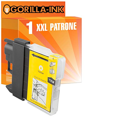 Gorilla-Ink 1 Patrone XXL kompatibel mit Brother LC-985 LC985...