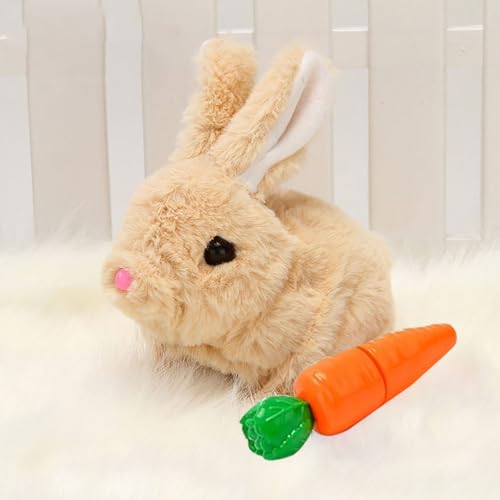 TBLMPNE Kaninchen Spielzeug, Interaktives Hüpfendes Kaninchen...