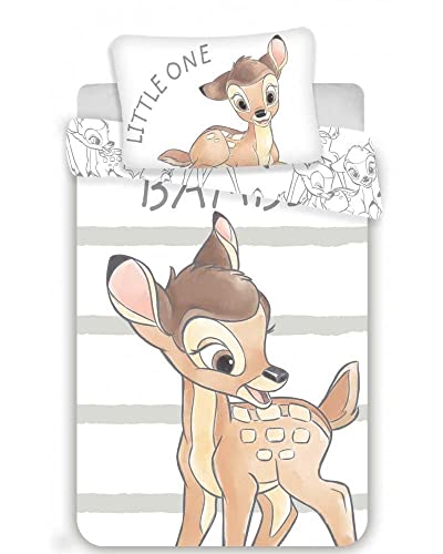 Bambi Disney Baby-Bettwäsche Set 100 x 135 cm + 40 x 60 cm...