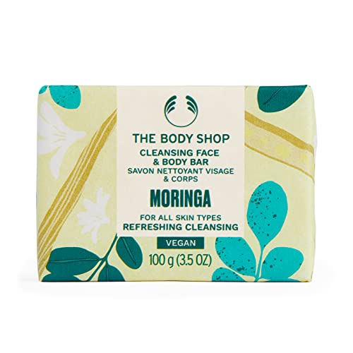 The Body Shop Moringa Cleansing Face & Body Bar - Reinigend und...