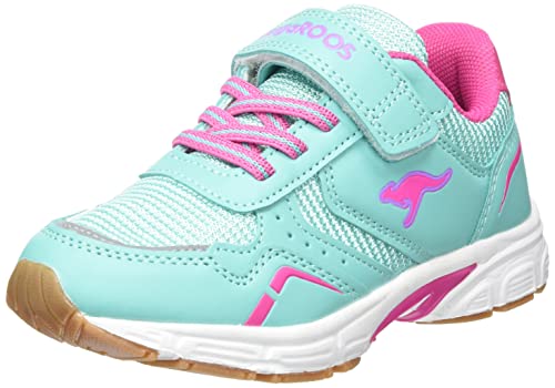 KangaROOS K-NI Lucky EV Hallenturnschuh, Ocean/Daisy pink, 31 EU