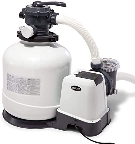 Intex 3200 GPH Sand Filter Pump W/RCD (220-240 Volt) 26652GS Grau...