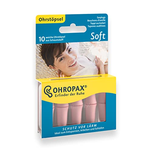OHROPAX - Soft - Ohrstöpsel - - Wiederverwendbare...