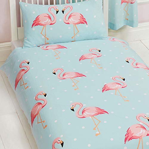 FiFi Flamingo Einzel Decken Abdeckung und Kissenbezug Set