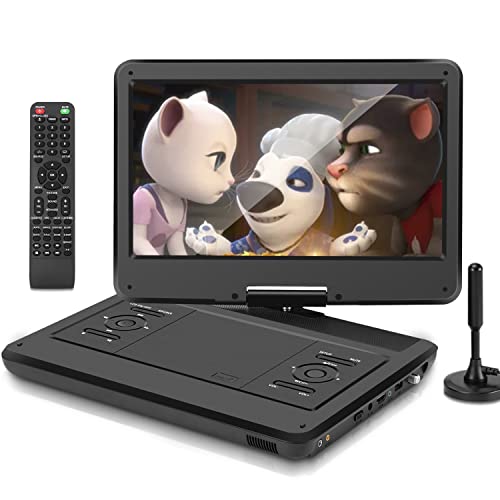 KCR 14-Zoll tragbarer TV/Tragbarer DVD-Player Combo mit HD...