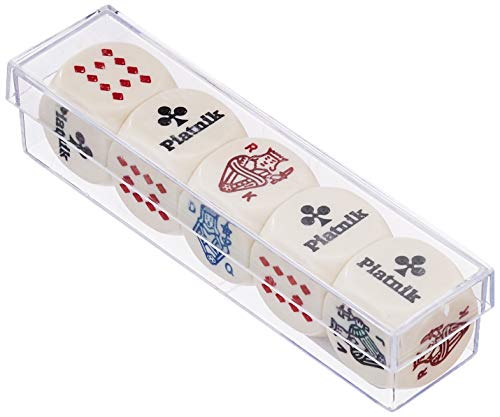 Piatnik 2987 - Pokerwürfel 22mm (5 Stücke)