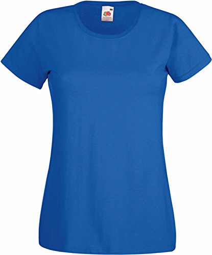 Basic T-Shirt 'Valueweight' - für Damen Farbe royal Größe M