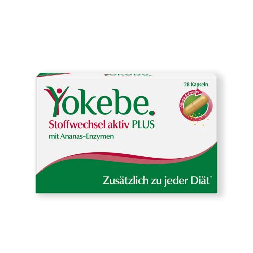 Yokebe Plus Stoffwechsel aktiv - Stoffwechselkapseln mit...