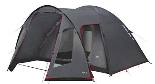 High Peak Kuppelzelt Tessin 4, Campingzelt mit Vorbau, 2...