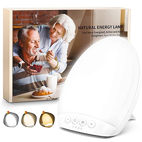 Tageslichtlampe 10000 lux, Sonnenlicht Lampe mit 3...