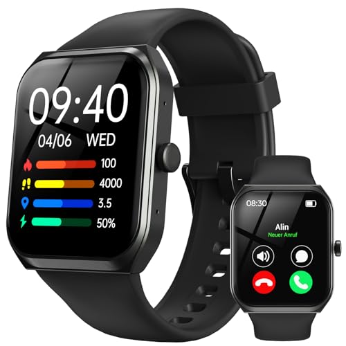 TUYOMA Smartwatch Herren mit Telefonfunktion - 1.91' Smart Watch...