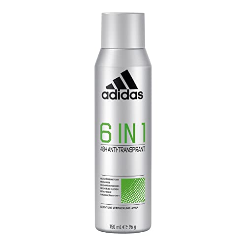 adidas 6in1 Anti-Transpirant Deo Spray für ihn, bis zu 48...