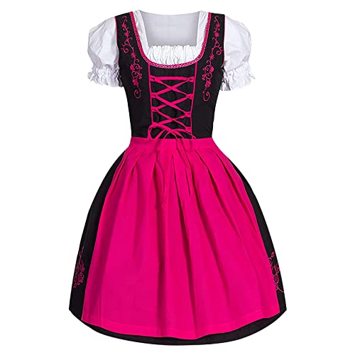 Trachtenkleider Ohne Schürze Vintage Oktoberfest Kleid Lolita...