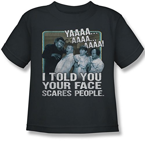 Three Stooges - Juvy erschreckt die Menschen T-Shirt, Large (7),...