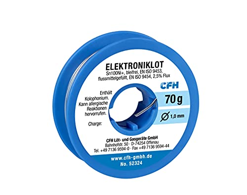 CFH Elektroniklot EL 324 bleifrei 70 g 52324, 1 mm x 1 mm