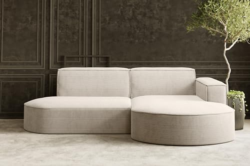 Kaiser Möbel Ecksofa Modena Studio Parma - Modern Design Couch,...