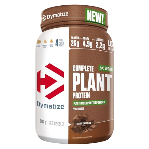 Dymatize Plant Protein Powder Chocolate - Veganes Protein - 902g