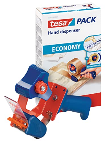 tesa Packband Handabroller ECONOMY - robuster Abroller für...