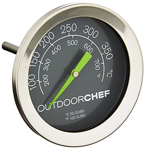 Outdoorchef Grillthermometer bis 400 °C | Deckelthermometer...