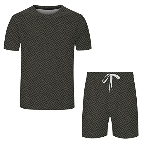 BUZHI trainingsanzug herren übergröße trainingsanzug blau...