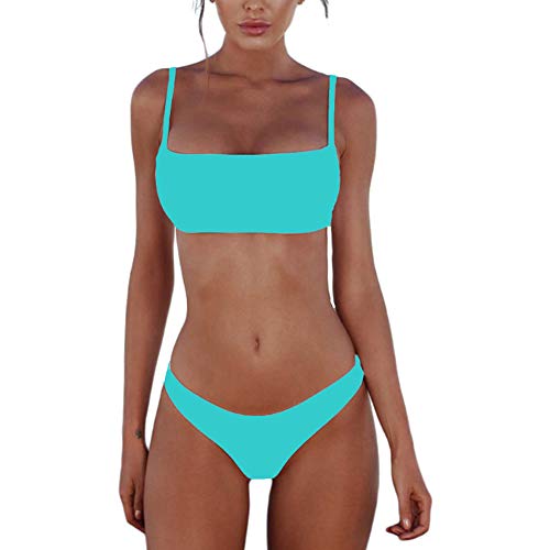 meioro Bikini Sets für Damen Push Up Tanga mit niedriger Taille...