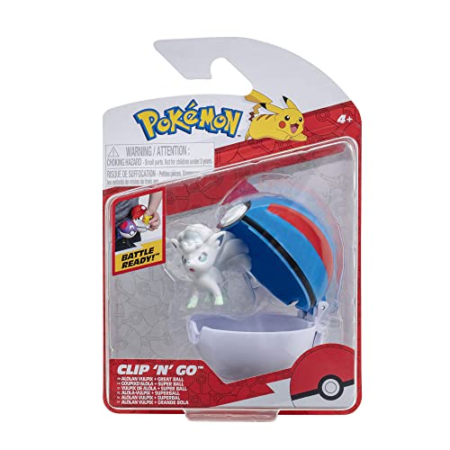 Pokémon PKW3135 - Clip'n'Go Poké Balls - Alola-Vulpix & Super...