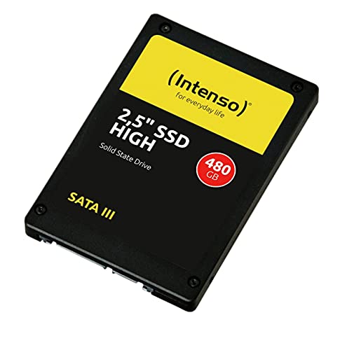Intenso Interne 2,5' SSD SATA III High, 480 GB, 520 MB/Sekunden,...