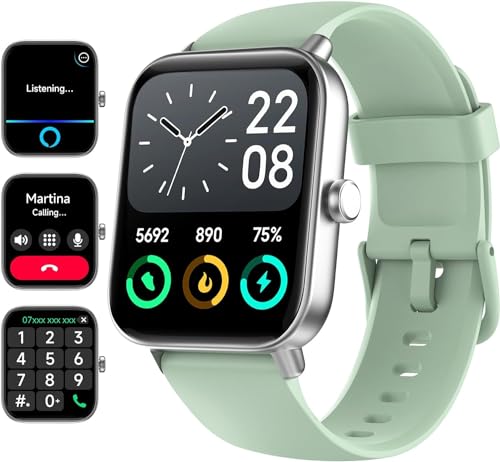 Smartwatch, Fitness Tracker Voll Touchscreen 5ATM Wasserdicht,...