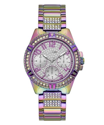 GUESS Damen Analog Uhr mit Edelstahl Armband GW0044L1