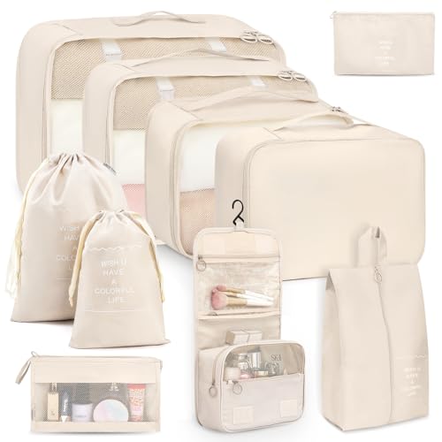Anjing koffer Organizer 10-teilig, Packing Cubes, leichte...