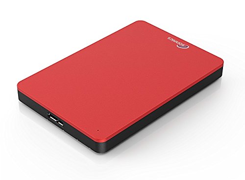Sonnics 640GB Rot Externe tragbare Festplatte USB 3.0 super...