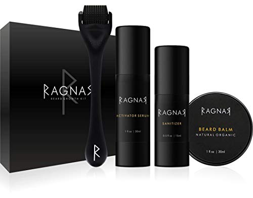 RAGNAR - Bart Set | Bartwuchsmittel für Männer | Bartwuchs...