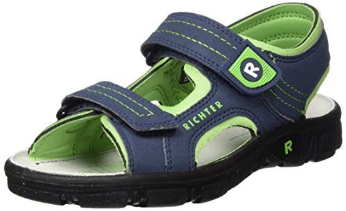 Richter Kinderschuhe Jungen Adventure Riemchensandalen, Blau...