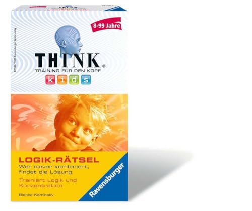 Ravensburger 23294 - Think Kids Logik-Rätsel, Mitbringspiel für...