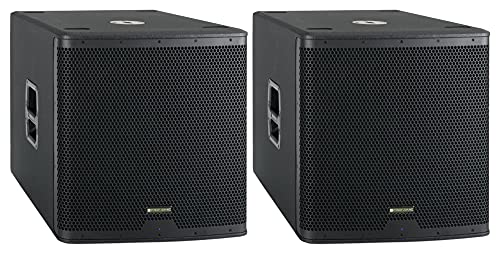 Pronomic C-118SA Aktiv Subwoofer 2X Set - 1600 Watt Peak / 800...