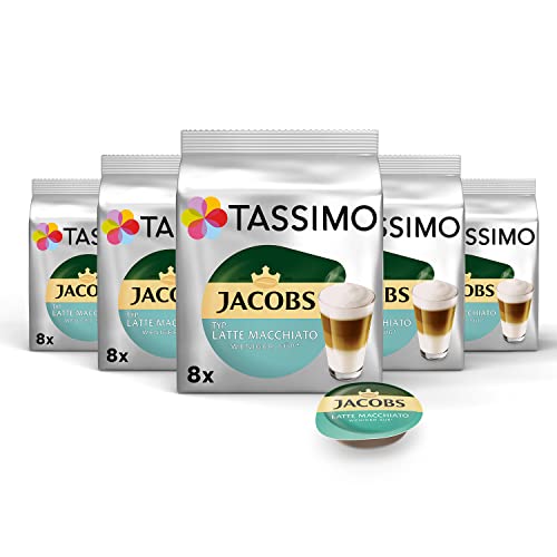 Tassimo Kapseln Jacobs Typ Latte Macchiato Weniger Süß, 40...