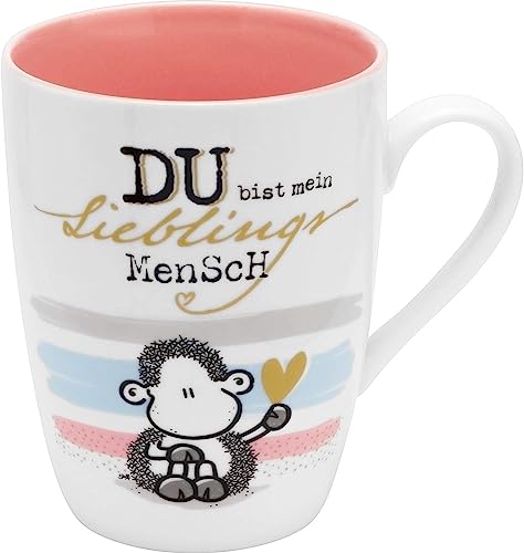 Sheepworld Tasse mit Spruch 'Mensch' | Kaffeetasse, Porzellan, 35...