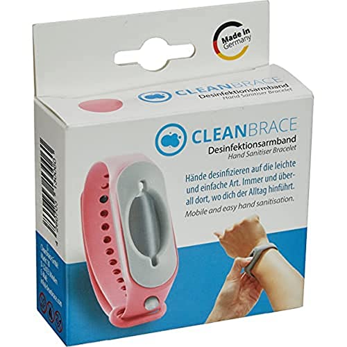 Cleanbrace Hygiene- & Desinfektionsarmband (Pink)