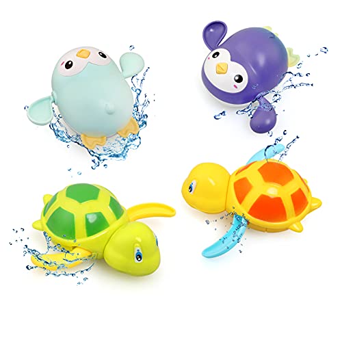 BelleStyle Baby Badespielzeug, 4 Stück Wasserspielzeug Kinder,...