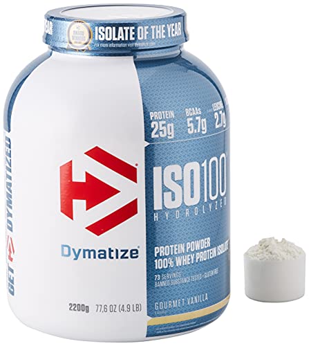 Dymatize ISO 100 Gourmet Vanilla 2,2kg - Whey Protein Hydrolysat...