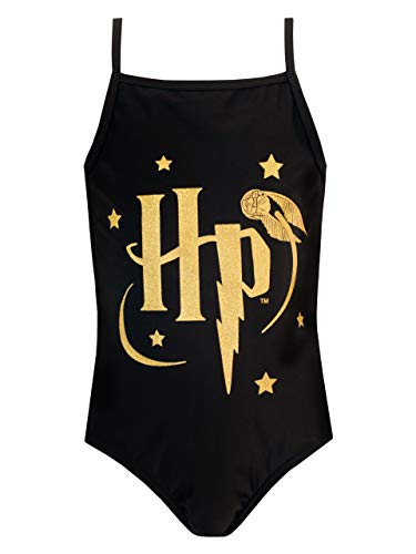 Harry Potter Mädchen Badeanzug Schwarz 146