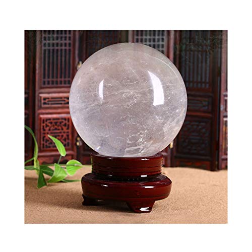 Kristallkugel Natural White Crystal Ball Kristall Glaskugel mit...