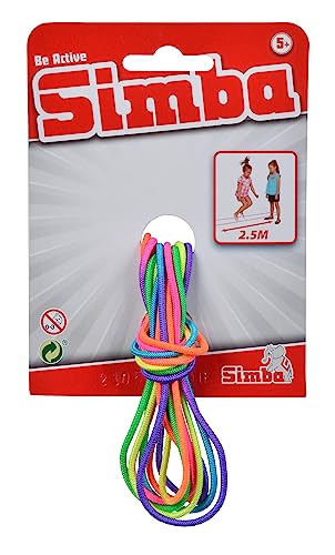 Simba 107302096 - Gummi Twist, Hüpfgummi, Regenbogenfarben,...